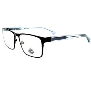 Harley Davidson HD9003 Men's Metal Eyeglass Frame 091 Matte Blue 56-17